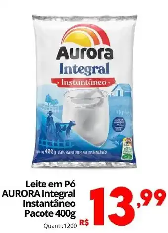 Leite em Pó Aurora Integral Instantâneo