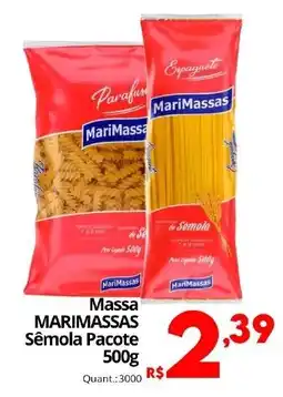 Althoff Supermercados Massa marimassas sêmola oferta