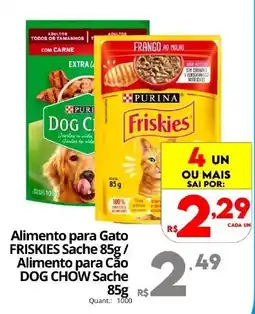 Althoff Supermercados Alimento para Gato FRISKIES Sache / Alimento para Cão DOG CHOW Sache oferta