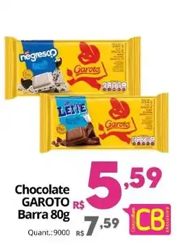 Althoff Supermercados Chocolate garoto barra 80g oferta