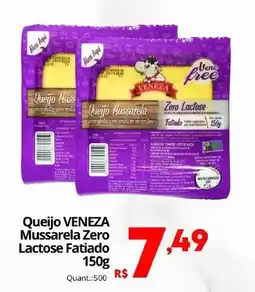 Althoff Supermercados Queijo venezza mussarela zero lactose fatiado oferta