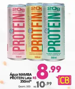 Althoff Supermercados Água Mamba proteína lata oferta