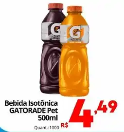 Althoff Supermercados Bebida isotônica gatorade pet oferta