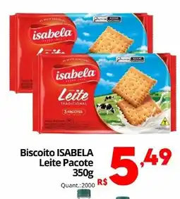 Althoff Supermercados Biscoito isabela leite pacote oferta