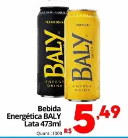 Althoff Supermercados Bebida Energética Baly oferta