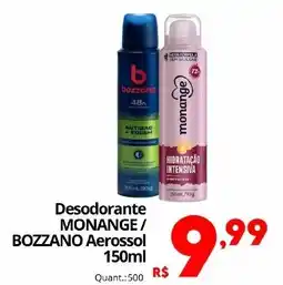 Althoff Supermercados Desodorante monange / bozzano aerossol oferta