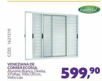 Telhanorte Veneziana De Correr Ecosul oferta