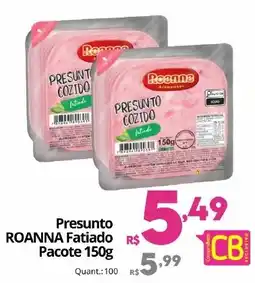 Althoff Supermercados Presunto roanna fatiado oferta