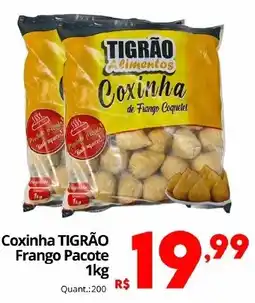 Althoff Supermercados Coxinha tigrão frango pacote oferta