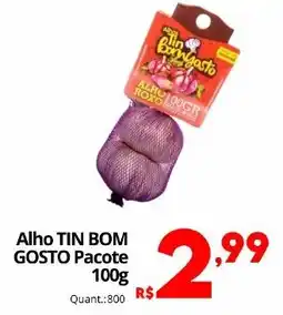 Althoff Supermercados Alho tin bom gosto pacote oferta