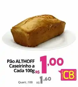 Althoff Supermercados Pão althoff caseirinho oferta