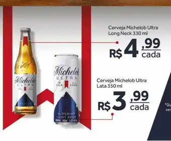 Cerveja Michelob Ultra Long Neck Cerveja Michelob Ultra Lata