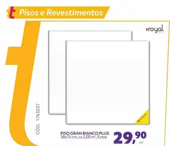 Piso Gran Bianco Plus