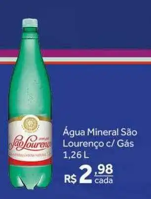 Verdemar Supermercado Agua Mineral São Lourenço C Gas 1.26l oferta