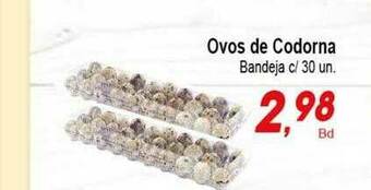 Villefort Atacadista Ovos De Codorna oferta