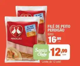 Santo Supermercados Filé de peito perdigão oferta