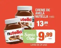 Santo Supermercados Creme de avela nutella oferta