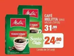 Santo Supermercados Café melitta oferta