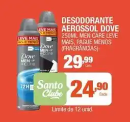 Santo Supermercados Desodorante aerossol dove oferta