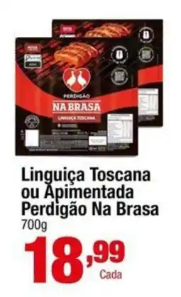 Santo Supermercados Linguiça Toscana ou Apimentada Perdigão Na Brasa oferta
