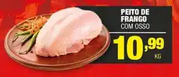 Santo Supermercados Peito de frango com osso oferta