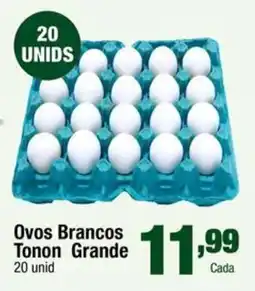 Santo Supermercados Ovos Brancos Tonon Grande oferta