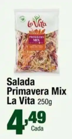 Santo Supermercados Salada Primavera Mix La Vita oferta