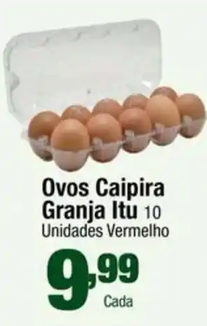 Santo Supermercados Ovos Caipira Granja Itu oferta