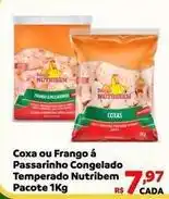 Max Atacadista Nutribem - coxa ou frango à passarinho congelado temperado oferta