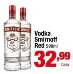 Santo Supermercados Vodka Smirnoff Red oferta