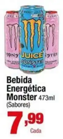 Santo Supermercados Bebida Energética Monster oferta