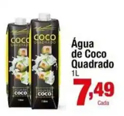 Santo Supermercados Água de Coco Quadrado oferta
