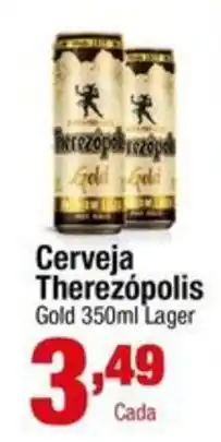 Santo Supermercados Cerveja Therezópolis Gold oferta
