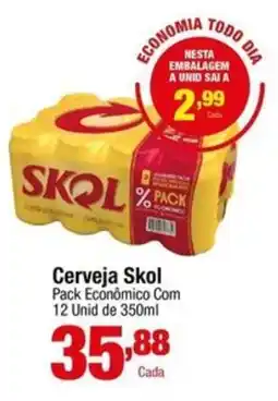 Santo Supermercados Cerveja Skol oferta