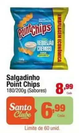 Santo Supermercados Salgadinho Point Chips oferta