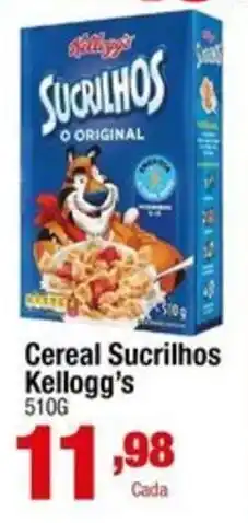 Santo Supermercados Cereal Sucrilhos Kellogg's oferta