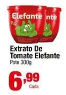 Santo Supermercados Extrato de tomate elefante oferta