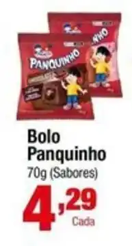 Santo Supermercados Bolo Panquinho oferta