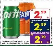 Roldão Sprite - refrigerante ou fanta sabores lata oferta