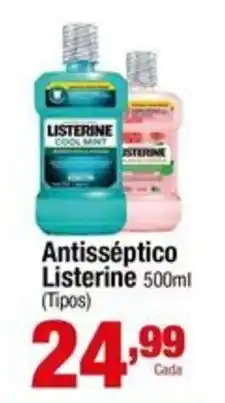 Santo Supermercados Antisséptico Listerine oferta