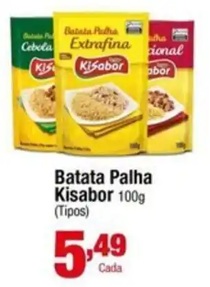 Santo Supermercados Batata Palha Kisabor oferta
