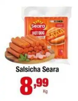 Santo Supermercados Salsicha Seara oferta
