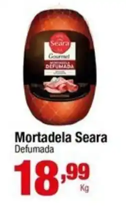Santo Supermercados Mortadela Seara Defumada oferta
