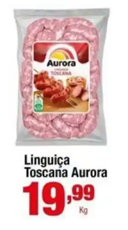 Santo Supermercados Linguiça Toscana Aurora oferta