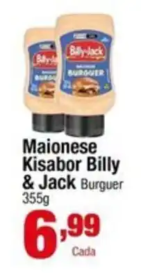 Santo Supermercados Maionese kisabor billy & jack burguer oferta