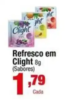 Santo Supermercados Refresco em Clight 8g oferta