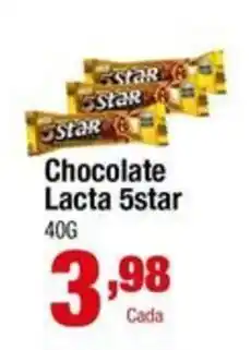 Santo Supermercados Chocolate lacta 5star oferta