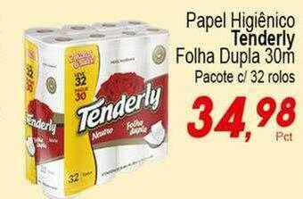 Papel Higiênico Tenderly Folha Dupla 30m