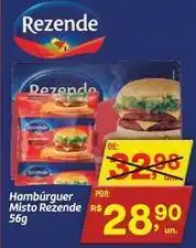 Fort Atacadista Rezende - hambúrguer misto oferta