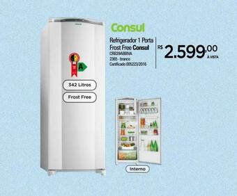 Refrigerador 1 Porta Frost Free Consul